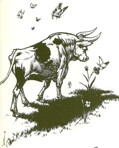 Ferdinand w butterflies Whatta cutie!