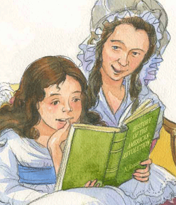 "Is it true that Mike's book was given a star by Kirkus, Mama?" "It is true Sarah dear."