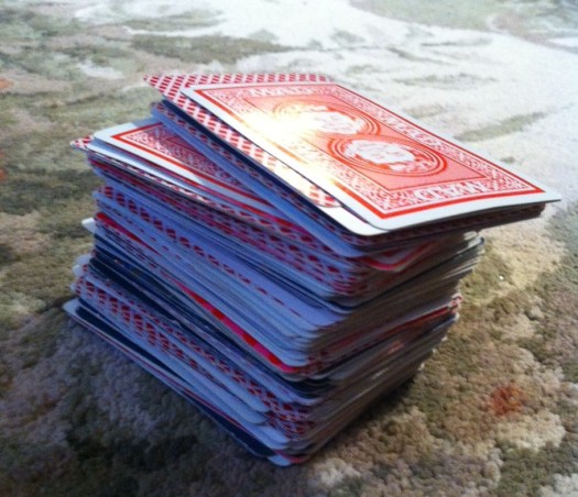 Try shuffling this deck.