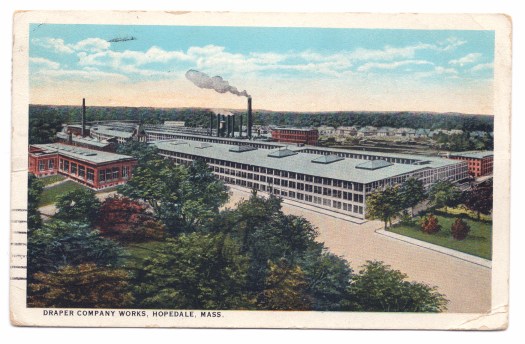 postcard of factory