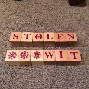Blocks stolen wit